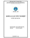 Khóa luận tốt nghiệp Kỹ thuật môi trường: Đánh giá hiện trạng sử dụng đất năm 2017 và 2018 của quận Lê Chân, thành phố Hải Phòng