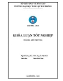 Khóa luận tốt nghiệp Kỹ thuật môi trường: Đánh giá hiện trạng và quy hoạch sử dụng đất đến năm 2020 của huyện An Lão, thành phố Hải Phòng