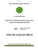 Tóm tắt Luận án Tiến sĩ Quản trị kinh doanh: Nghiên cứu tài chính cho chuỗi giá trị sữa tươi tại khu vực đồng bằng sông Hồng