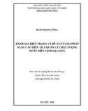 Khóa luận tốt nghiệp: Đánh giá hiện trạng và đề xuất giải pháp nâng cao hiệu quả quản lý chất lượng nước biển Vịnh Hạ Hong