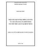 Khóa luận tốt nghiệp: Nhận xét một số đặc điểm lâm sàng và cận lâm sàng của bệnh nhân ung thư thực quản tại Bệnh viện K