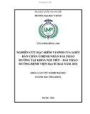 Khóa luận tốt nghiệp: Nghiên cứu đặc điểm vi sinh của loét bàn chân ở bệnh nhân đái tháo đường tại khoa Nội tiết – Đái tháo đường Bệnh viện Bạch Mai năm 2021