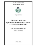 Khóa luận tốt nghiệp: Ứng dụng chuỗi xung cộng hưởng từ khuếch tán trong chẩn đoán nhồi máu não