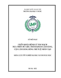 Khóa luận tốt nghiệp: Chẩn đoán bệnh lý tim mạch dựa trên dữ liệu thăm khám lâm sàng, cận lâm sàng bằng trí tuệ nhân tạo