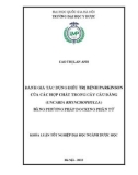 Khóa luận tốt nghiệp Dược học: Đánh giá tác dụng điều trị bệnh Parkinson của các hợp chất trong cây Câu đằng (Uncaria rhynchophylla) bằng phương pháp docking phân tử