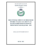 Khóa luận tốt nghiệp: Phân tích đặc điểm và sự hình thành tín hiệu của báo cáo ADR từ doanh nghiệp kinh doanh dược phẩm trong giai đoạn 2010 - 2019