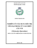 Khóa luận tốt nghiệp: Nghiên cứu tác dụng điều trị viêm đại tràng từ cao chiết cây Vối (Cleistocalyx Operculatus)