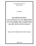 Khóa luận tốt nghiệp ngành Y đa khoa: Đặc điểm lâm sàng, cận lâm sàng của các bệnh nhân xơ cứng bì khu trú tại Bệnh viện Da liễu Trung Ương năm 2017