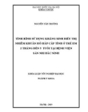 Khóa luận tốt nghiệp ngành Y đa khoa: Tình hình sử dụng kháng sinh điều trị nhiễm khuẩn hô hấp cấp tính ở trẻ em 2 tháng đến 5 tuổi tại bệnh viện Sản Nhi Bắc Ninh