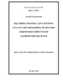 Khóa luận tốt nghiệp ngành Y đa khoa: Đặc điểm lâm sàng, cận lâm sàng của ung thư phổi không tế bào nhỏ ở bệnh nhân trên 70 tuổi tại Bệnh viện Bạch Mai