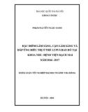 Khóa luận tốt nghiệp ngành Y đa khoa: Đặc điểm lâm sàng, cận lâm sàng và đáp ứng điều trị ở trẻ SLE ban đỏ tại Khoa Nhi, Bệnh viện Bạch Mai năm 2016-2017