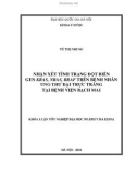 Khóa luận tốt nghiệp ngành Y đa khoa: Nhận xét tình trạng đột biến gen KRAS, NRAS, BRAF trên bệnh nhân ung thư đại trực tràng tại Bệnh viện Bạch Mai