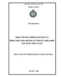 Khóa luận tốt nghiệp đại học ngành Y đa khoa: Nhận xét đặc điểm lâm sàng và hình ảnh cộng hưởng từ thoát vị đĩa đệm cột sống thắt lưng