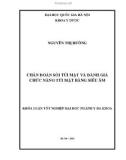 Khóa luận tốt nghiệp ngành Y đa khoa: Chẩn đoán sỏi túi mật và đánh giá chức năng túi mật bằng siêu âm