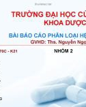 Bài thuyết trình Phân loại hệ phân tán