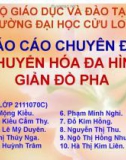 Bài thuyết trình Chuyển hóa đa hình giản đồ pha