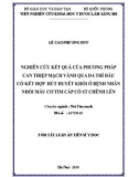 Tóm tắt Luận án Tiến sĩ Y học: Nghiên cứu kết quả của phương pháp can thiệp mạch vành qua da thì đầu có kết hợp hút huyết khối ở bệnh nhân nhồi máu cơ tim cấp có ST chênh lên