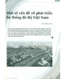 Một số vấn đề về phát triển hệ thống đô thị Việt Nam