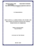 Summary of doctoral dissertation: The clinical, laboratorial features and treatment of spontaneous bacterial peritonitis in cirrhosis