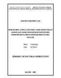 Summary of doctoral dissertation: Researching clinical features, some target organ lesions and target insulin resistance in new hypertensive patients with impaired fasting glucose