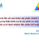 Đề tài: Siêu âm với tần số cao khảo sát phân nhánh thần kinh vận động của thần kinh cơ bì chi phối cơ nhị đầu cánh tay: Từ vị trí tách nhánh đến phân bố trong cơ - BS. Lê Tự Phúc