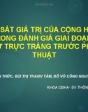 Đề tài nghiên cứu: Khảo sát giá trị của cộng hưởng từ trong đánh giá giai đoạn ung thư trực tràng trước phẫu thuật