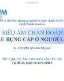 Siêu âm chẩn đoán đau bụng cấp ở người lớn - Nguyễn Quang Trọng