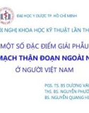 Báo cáo Một số đặc điểm giải phẫu động mạch thận đoạn ngoài nhu mô ở người Việt Nam