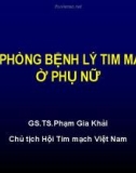 Báo cáo Dự phòng bệnh lý tim mạch ở phụ nữ