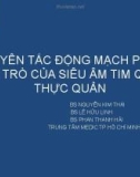 Báo cáo Thuyên tắc động mạch phổi - Vai trò của siêu âm tim qua thực quản