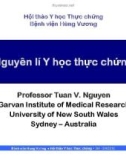 Báo cáo Nguyên lí y học thực chứng