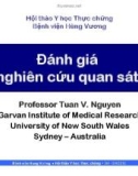 Báo cáo Đánh giá nghiên cứu quan sát