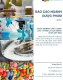 Báo cáo ngành: Dược phẩm