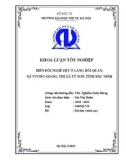 Khoá luận tốt nghiệp Quản lý văn hoá: Biến đổi nghề dệt ở làng Hồi Quan, xã Tương Giang, thị xã Từ Sơn, tỉnh Bắc Ninh