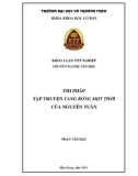 Khóa luận tốt nghiệp Văn học: Thi pháp tập truyện Vang bóng một thời của Nguyễn Tuân