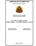 Khóa luận tốt nghiệp Văn học: Từ ngữ chỉ các hiện tượng thiên nhiên - tự nhiên trong ca dao