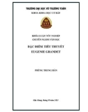 Khóa luận tốt nghiệp Văn học: Đặc điểm tiểu thuyết Engenie Grandet