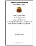 Khóa luận tốt nghiệp Văn học: Bức tranh nông thôn trong tiểu thuyết Mảnh đất lắm người nhiều ma của Nguyễn Khắc Trường