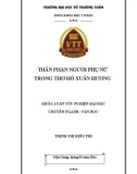 Khóa luận tốt nghiệp Văn học: Thân phận người phụ nữ trong thơ Hồ Xuân Hương