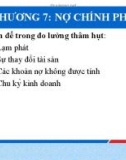 Bài giảng Kinh tế học vĩ mô nâng cao: Chương 7 - GVC.TS. Đào Quyết Thắng