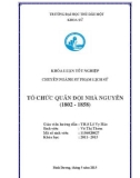 Khoá luận tốt nghiệp: Tổ chức quân đội nhà Nguyễn (1802 - 1858)