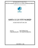 Khóa luận tốt nghiệp Ngôn ngữ Anh-Anh: A study on differences and similarities of saying sorry in English and Vietnamese