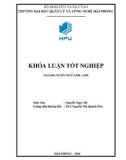 Khóa luận tốt nghiệp Ngôn ngữ Anh-Anh: A study on differences and similarities of saying thank you in English and Vietnamese