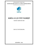 Khóa luận tốt nghiệp Ngôn ngữ Anh: A study on motivational factors affecting first-year non-English majored students in learning English vocabulary at Hai Phong Management and Technology University