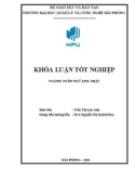 Khóa luận tốt nghiệp Ngôn ngữ Anh-Nhật: A study on ending sound mistakes of the 2nd year students when studying speaking skills at Hai Phong University of Management and Technology