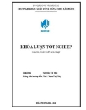 English-Japanses language graduation thesis: A study on the extra-activities on improving the first year English majored students' oral presentation skill at Hai Phong Management and Technology University