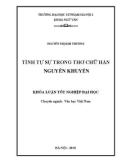 Khóa luận tốt nghiệp: Tính tự sự trong thơ chữ Hán Nguyễn Khuyến