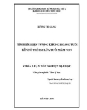 Khóa luận tốt nghiệp: Tìm hiểu hiện tượng khủng hoảng tuổi lên ba ở trẻ em lứa tuổi mầm non