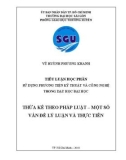 Tiểu luận học phần Sử dụng phương tiện kỹ thuật và công nghệ trong dạy học đại học: Thừa kế theo pháp luật – Một số vấn đề lý luận và thực tiễn