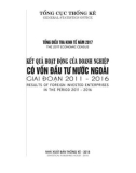 Kết quả hoạt động của doanh nghiệp có vốn đầu tư nước ngoài giai đoạn 2011-2016